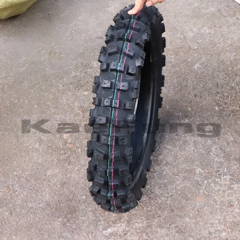 70 / 100-17-19 Rear 90 / 100-14-16 Inch Off-Road Tires with Tubes for Dirt Pit Bike Dirt Bike Motocross Front and Rear Wheels view 2
