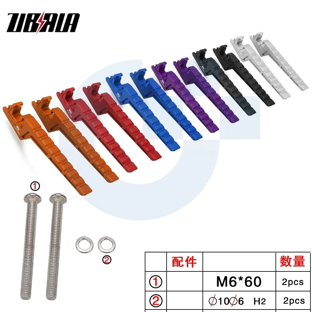 Passenger Footpegs Extensions For Husqvarna FE 250/350/450/501/550 TE/FC 250/300/125/450 TC125 701 Enduro/Supermoto Norden 901