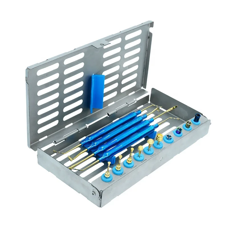 Heat treatment den tal im plant sinus lifting instruments kit with stoppers