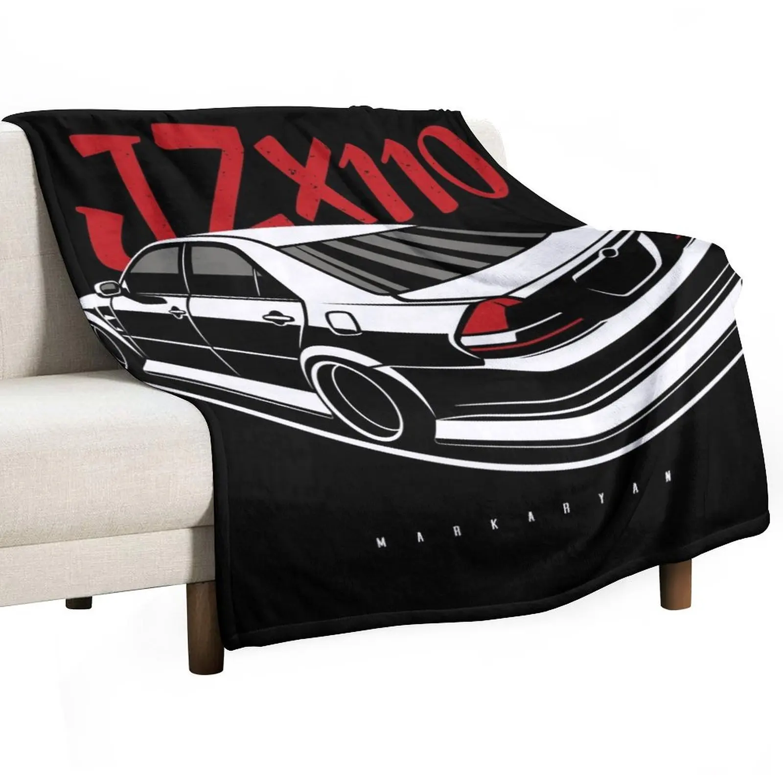 Mark 2 JZX110 Throw Blanket Furry Flannel Fabric Blankets