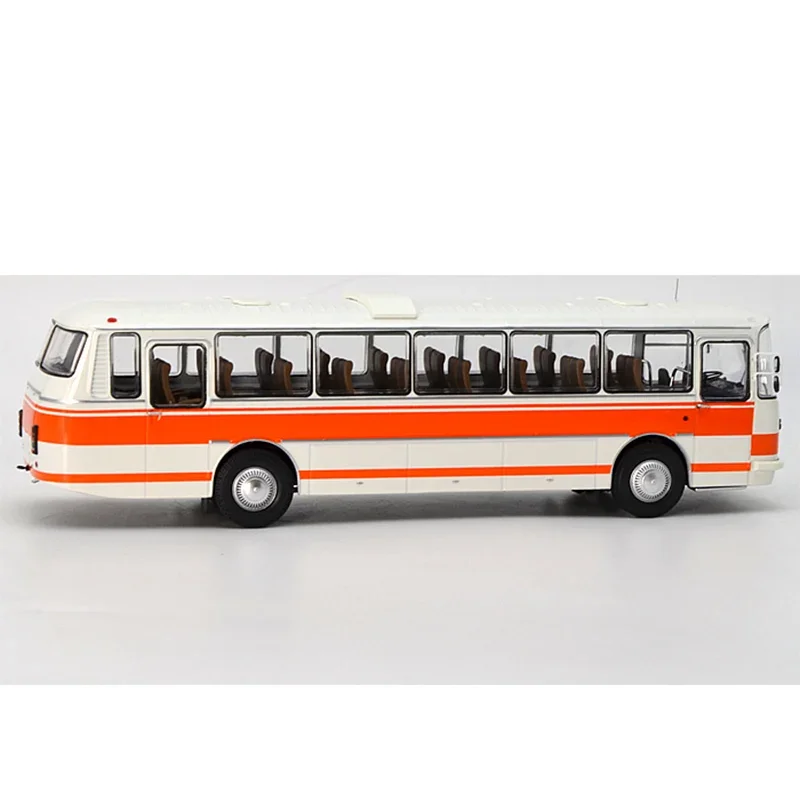 1:43 Scale Diecast Alloy 699 Russian City Bus Toys Cars Model Nostalgia Classics Adult Souvenir Gifts Static Display Souvenir