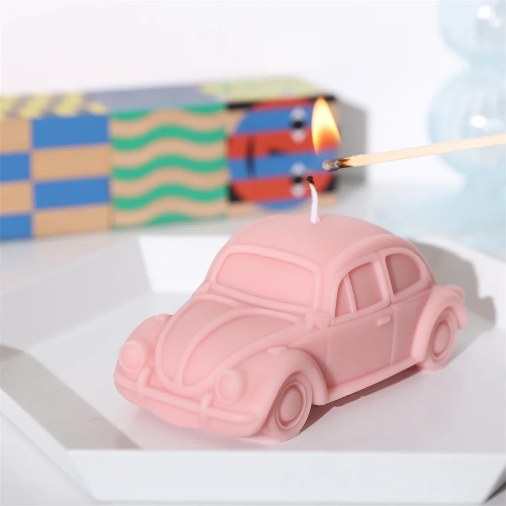 Classic Coupe Car Silicone Molds for Candles DIY Home Scented Candle Silicone Mold Handmade Candle Making Supplies