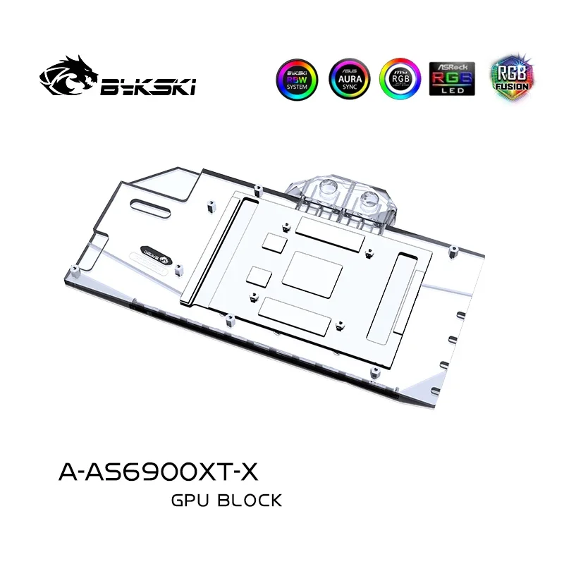 Bykski Water Block Utilizzare per ASUS TUF RX6900XT O16G/RX6800XT/ 6950 GAMING GPU Card Raffreddato/Radiatore in rame Coolling A-AS6900XT-X