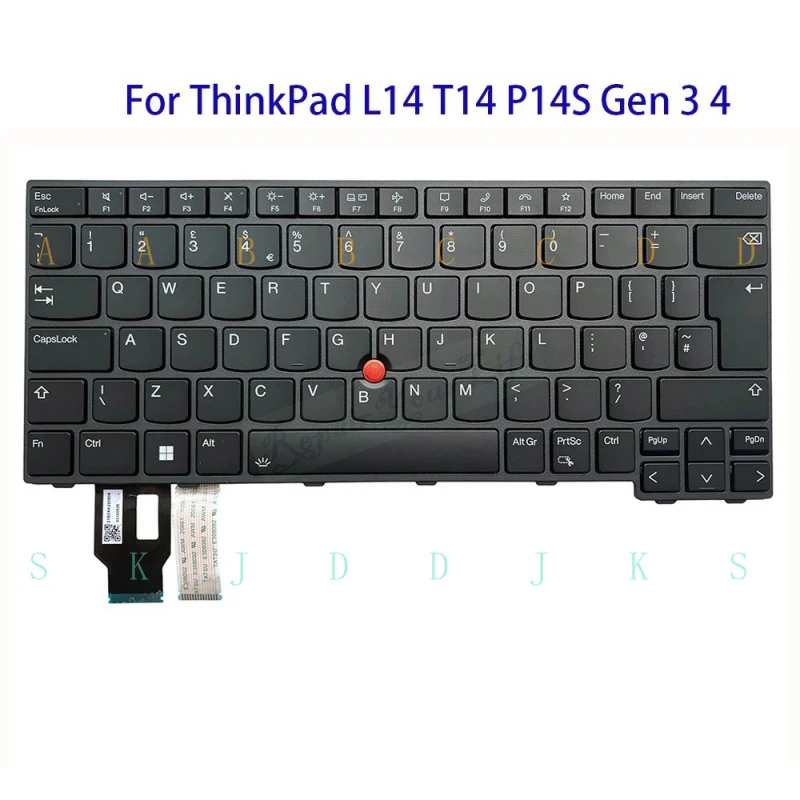 

M Laptop Backlight Keyboard For Lenovo ThinkPad T14 Gen 3 4 L14 P14S 5N21D68258