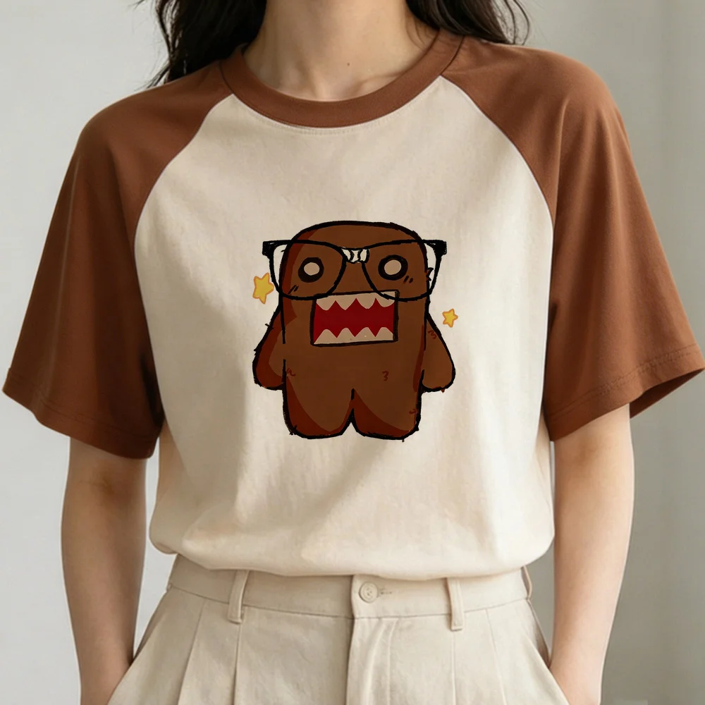 Domo t-shirt teen meme aesthetic dollette summer party t shirt alternative  y2k cheap anime streetwear