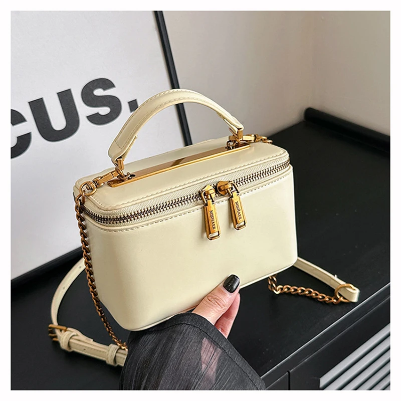 High End Handbag Women 2024 New Trendy Fashion Texture Single Shoulder Bag Commuting Crossbody Bucket Bag Lady Mini Phone Bag