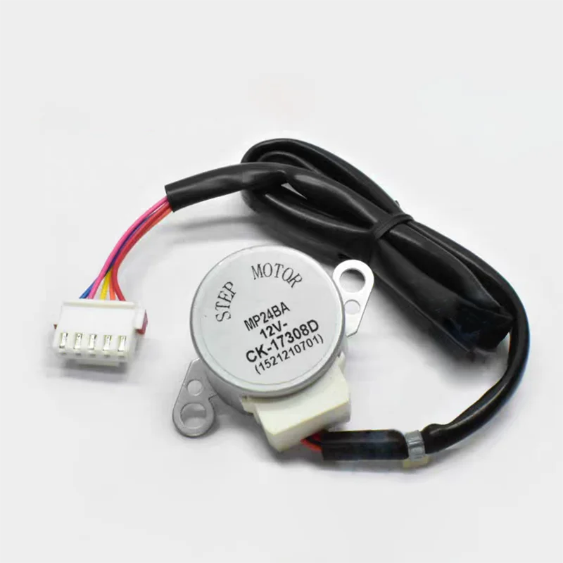 Motor de passo mp24ba, 5 fios, dc 12v, para ar condicionado gree, lâmina oscilante suspensa, peças de motor de passo, cabo de 14.5cm
