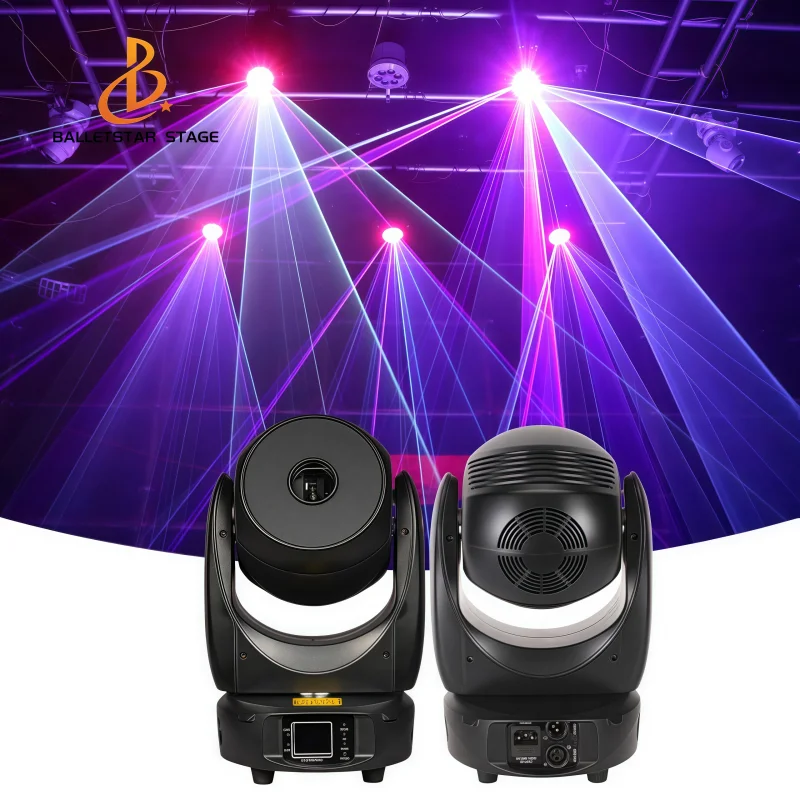 

Hot sell Moving Head 5W RGB Laser Light Professional Stage Moving Head Lasers System with DMX and ILDA for Wedding Ceremony Nigh