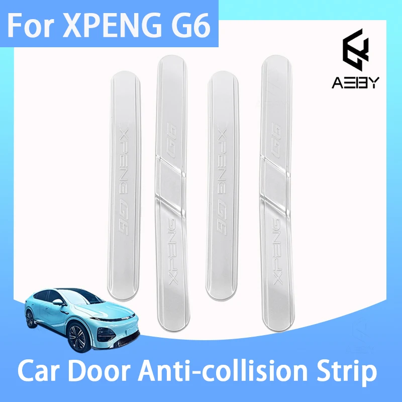

AEBY For XPENG G6 2023-2025 4Pcs Car Door Anti-collision Strip ABS Protector Guard Strip Universal Car Accessories Exterior