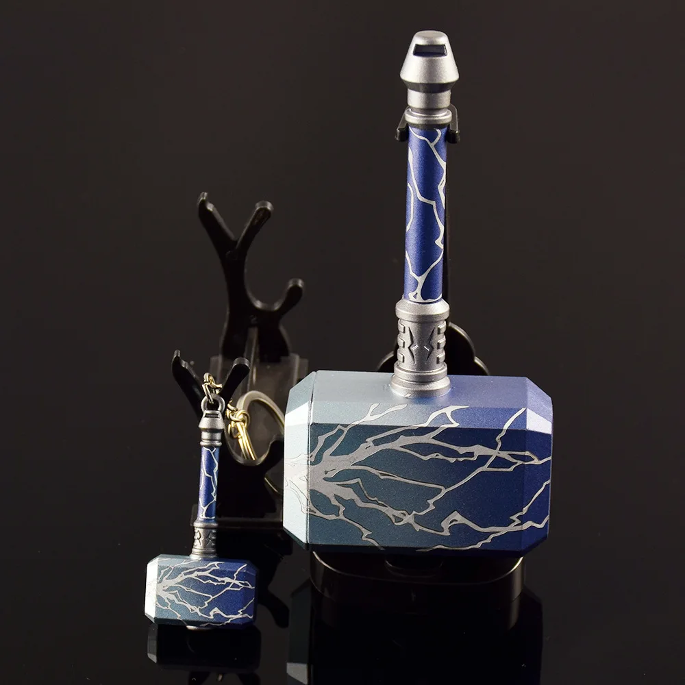 13 センチメートル Smite ハンマー Valorant 近接武器ゲーム周辺金属武器モデルデスクトップ飾りキーホルダー装飾工芸品ギフトおもちゃ