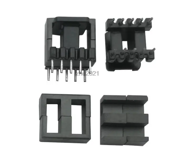 EE13 5Pins +5Pins Bobbin EE Shape Transformer Inductor Ferrite Core, 20 lots (2 pcs ferrites and 1 bobbin)