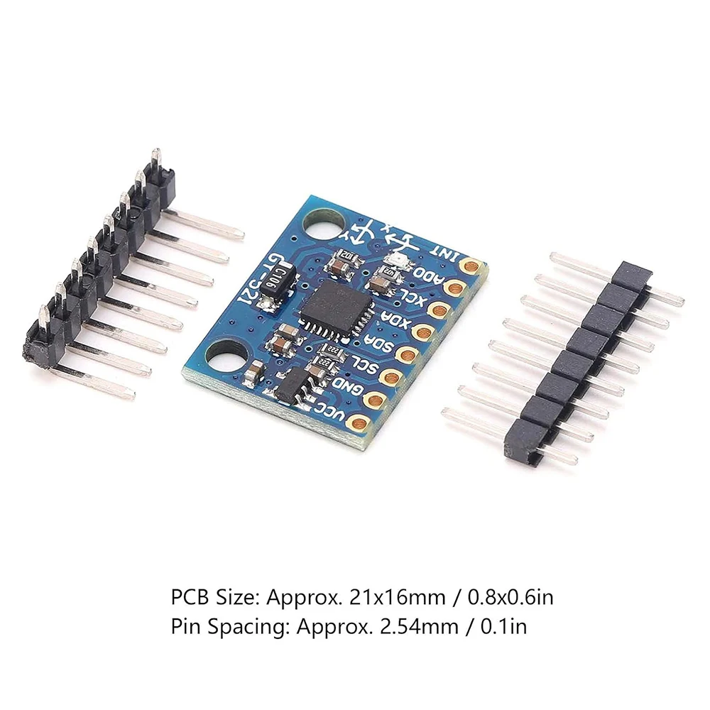 GY-521 moduł czujnik osi MPU6050 (żyroskop 3-osiowy + przyspieszenie 3-osiowe) transmisja IIC/I2C dla Arduino