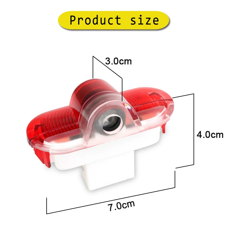 Car Door LED Laser Courtesy Light For VW Touran Caddy Mk3 Polo Sharan Beetle Golf 3 4 Jetta Mk4 Vento Lavida Replaced Accessory