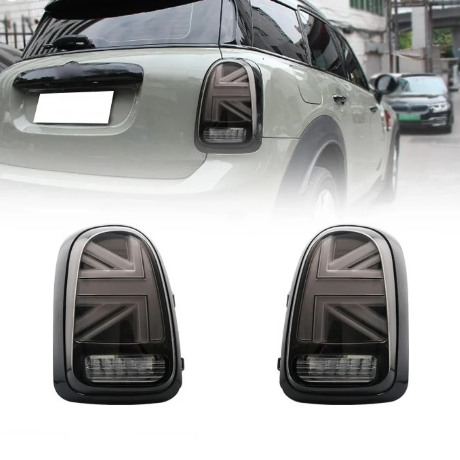 

For BMW Mini Cooper Countryman F60 2017-2022 Left Right LED Tail Lights Rear Brake Reverse Sequential Turn Signals Taillights