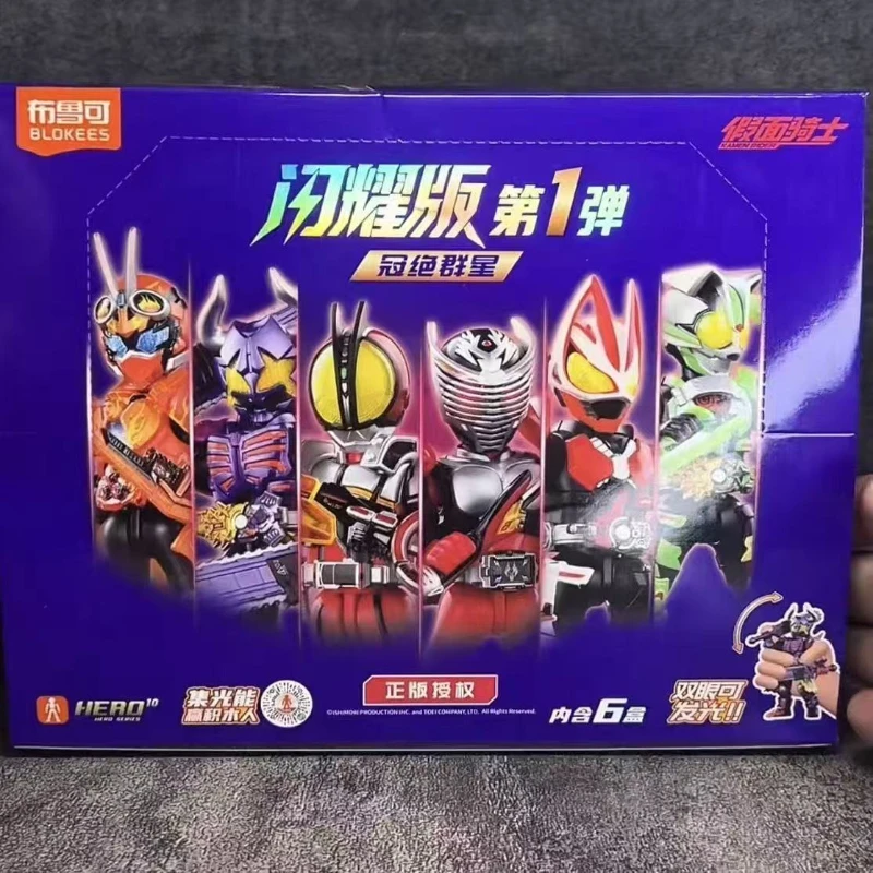 

Конструктор BLOKEES Kamen Rider: Сияющая версия 1-го поколения, модель Буффа Готчард, настольное украшение, детский подарок-игрушка
