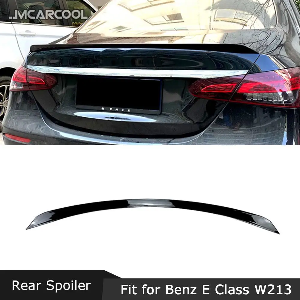 

JMCARCOOL ABS Gloss Black Rear Trunk Lip Spoiler For Mercedes Benz E Class W213 E250 E300 E43 E63 For AMG Sedan 4 Door 2017-2019