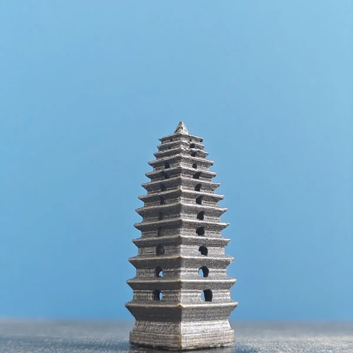 Miniature Brass Retro Senno Pagoda Ornament Odd-shaped Stone Artificial Hill Bonsai Fish Tank Sand Table Dry Landscape Placement