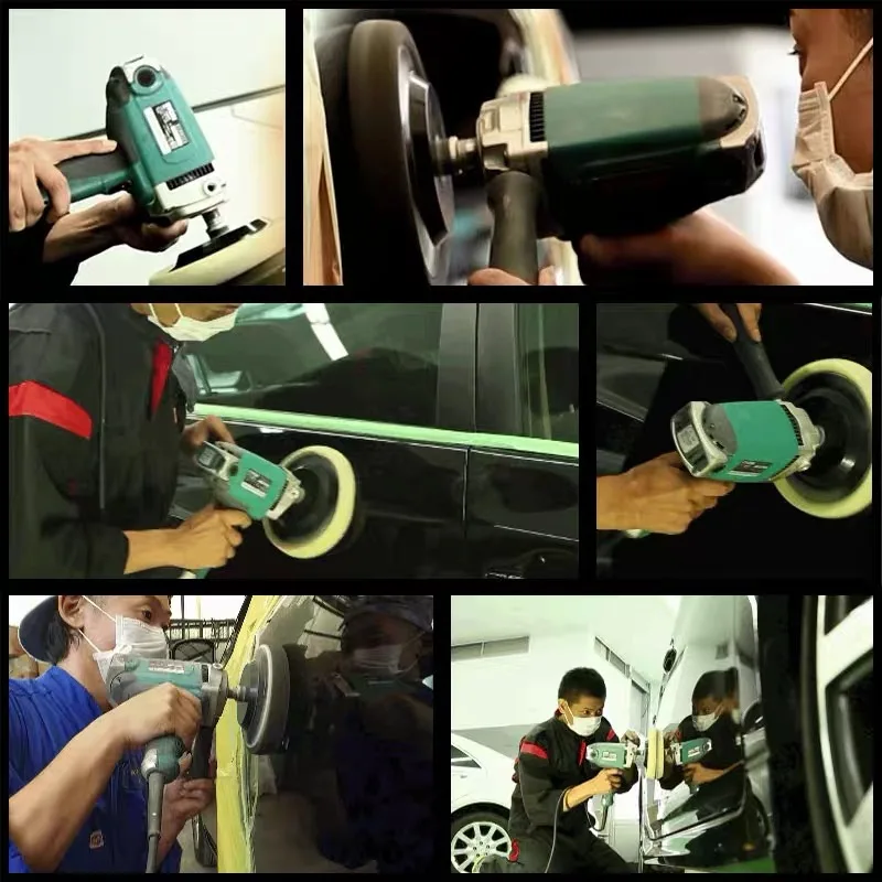 Elektrische Auto Polijstmachine Machine 220V 600-2400 Rpm 1000W Auto Polijstmachine 6 Speed Polijstmachine