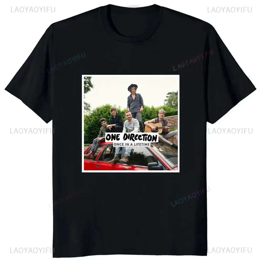 Favorite One Direction Band, Love Their Music, Suitable for Both Men and Women To Wear A Stylish Casual T-shirt