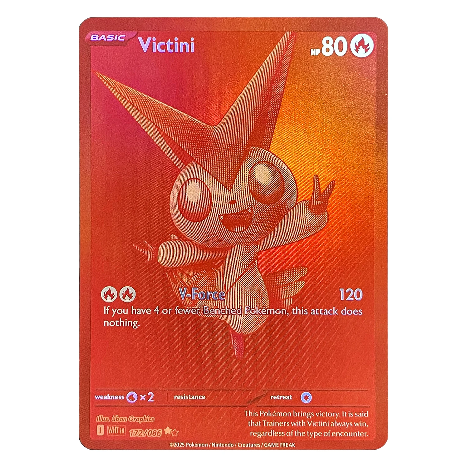 

PROXY PKM Card Victini 172/086 Sv White Flare Holo Gardevoir/Exeggutor/Altaria ex PTCG Game Cards