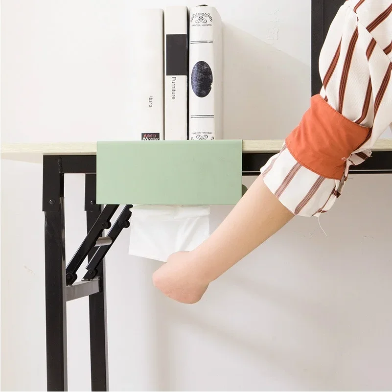 

Creative Cabinets Hanging Paper Towel Rack Paper Rack Wrought Iron Free Punching Tissue Box Kitchen Paper Towel