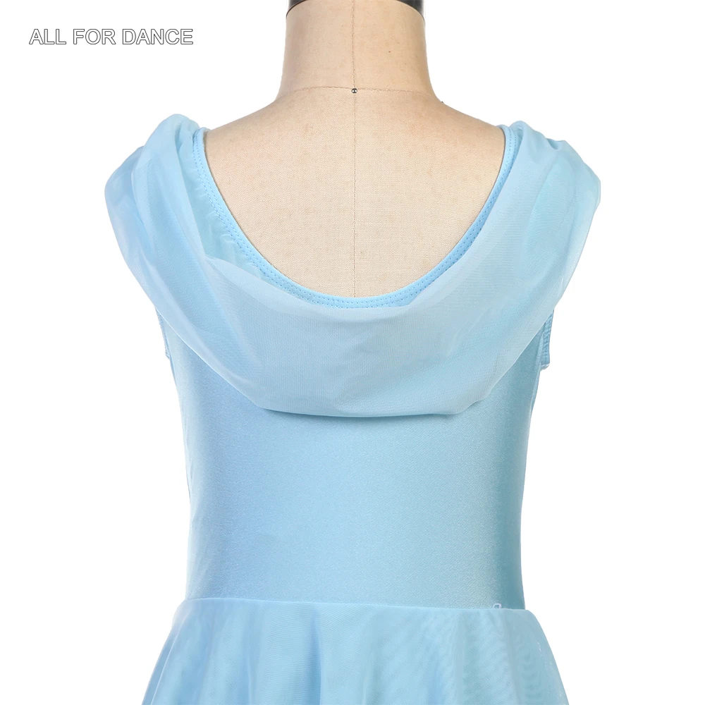25062 Alle Für Tanz Blassblau Pailletten Spandex Ballett Kostüm Frau Lyrical Dance Kleid Erwachsene Ballett Kleid Dancewear