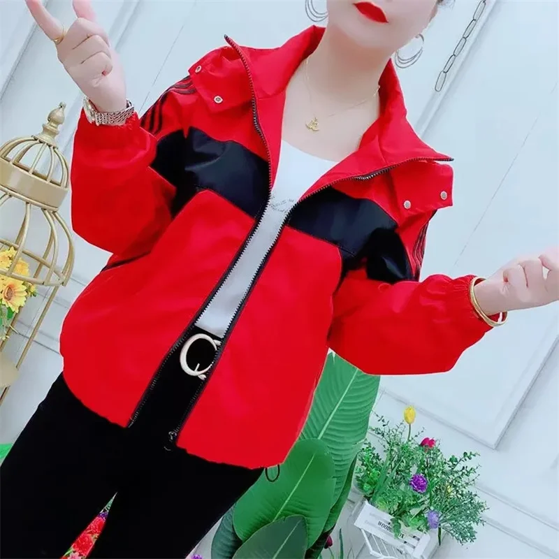 Losse 2025, korte, casual Koreaanse versie van het lente- en herfstcapuchon, bijpassende nieuwe jas, honkbaljas