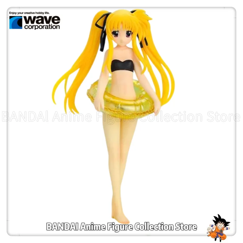 In Stock Original WAVE Beach Queens Magical Girl Lyrical Nanoha The MOVIE 1st Fate Testarossa 1/10 Figure Toy Birthday Gift