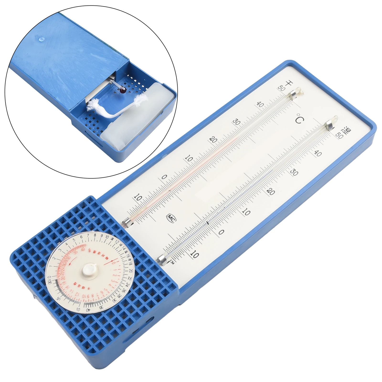 Dry Wet Bulb Thermometer 272-A ABS Material For Greenhouse Breeding Laboratory Humidity For Temperature Meter Garden Outdoor Dec