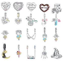 2024 NEW 925 sterling silver Bouquet Moon Girl high-end Fit 925 original Bracelet Bead for Jewelry making Women charm