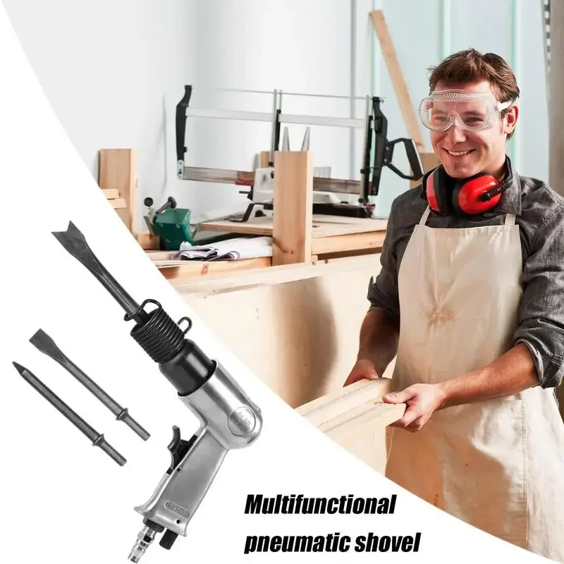 Pneumatic Tools Multipurpose Pneumatic Hammer Shovel Tool Compact Lightweight Air Chisel For Mechanics Handcraft Enthusiasts