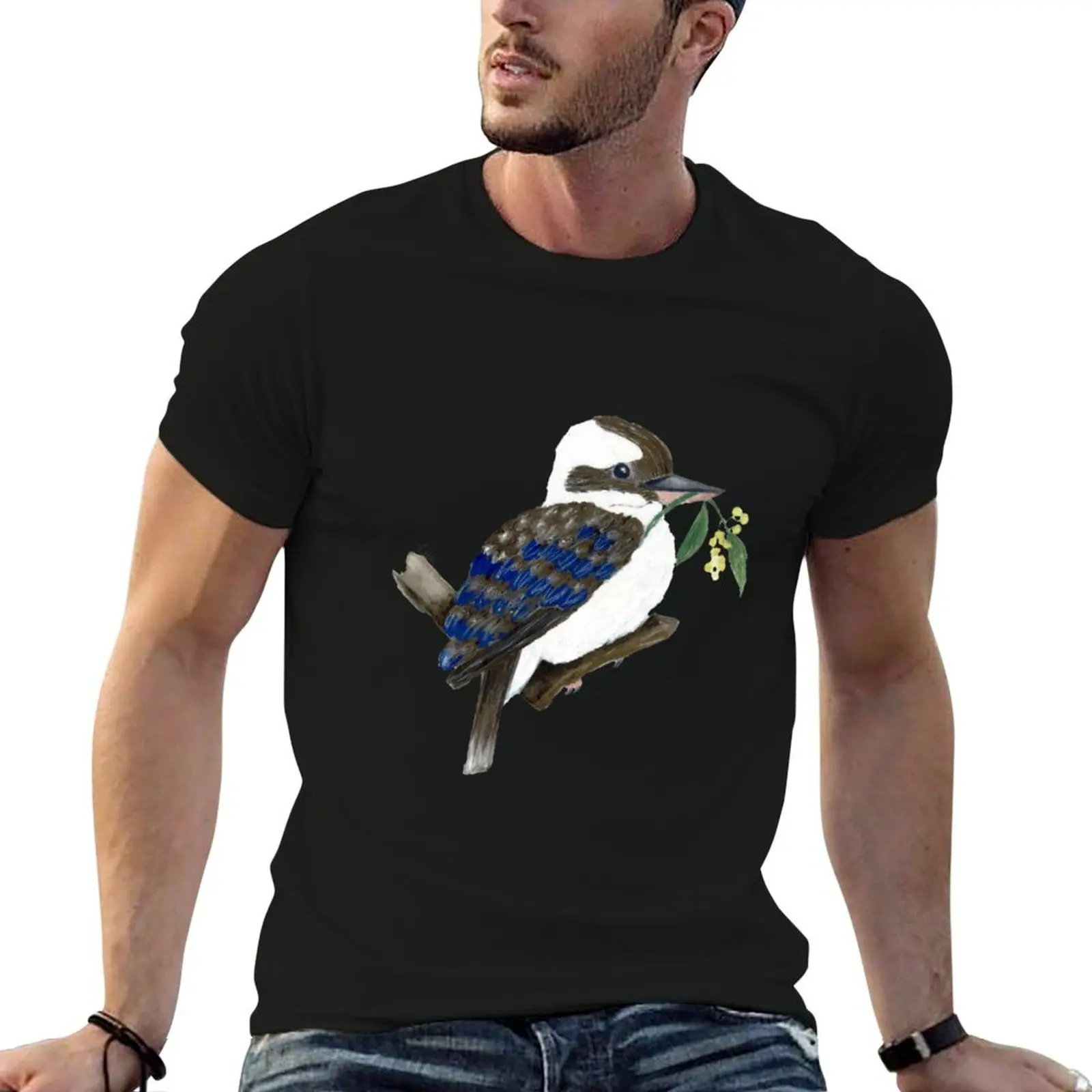 

Kookaburra watercolour T-Shirt new edition tees essential t shirt plain t shirts men