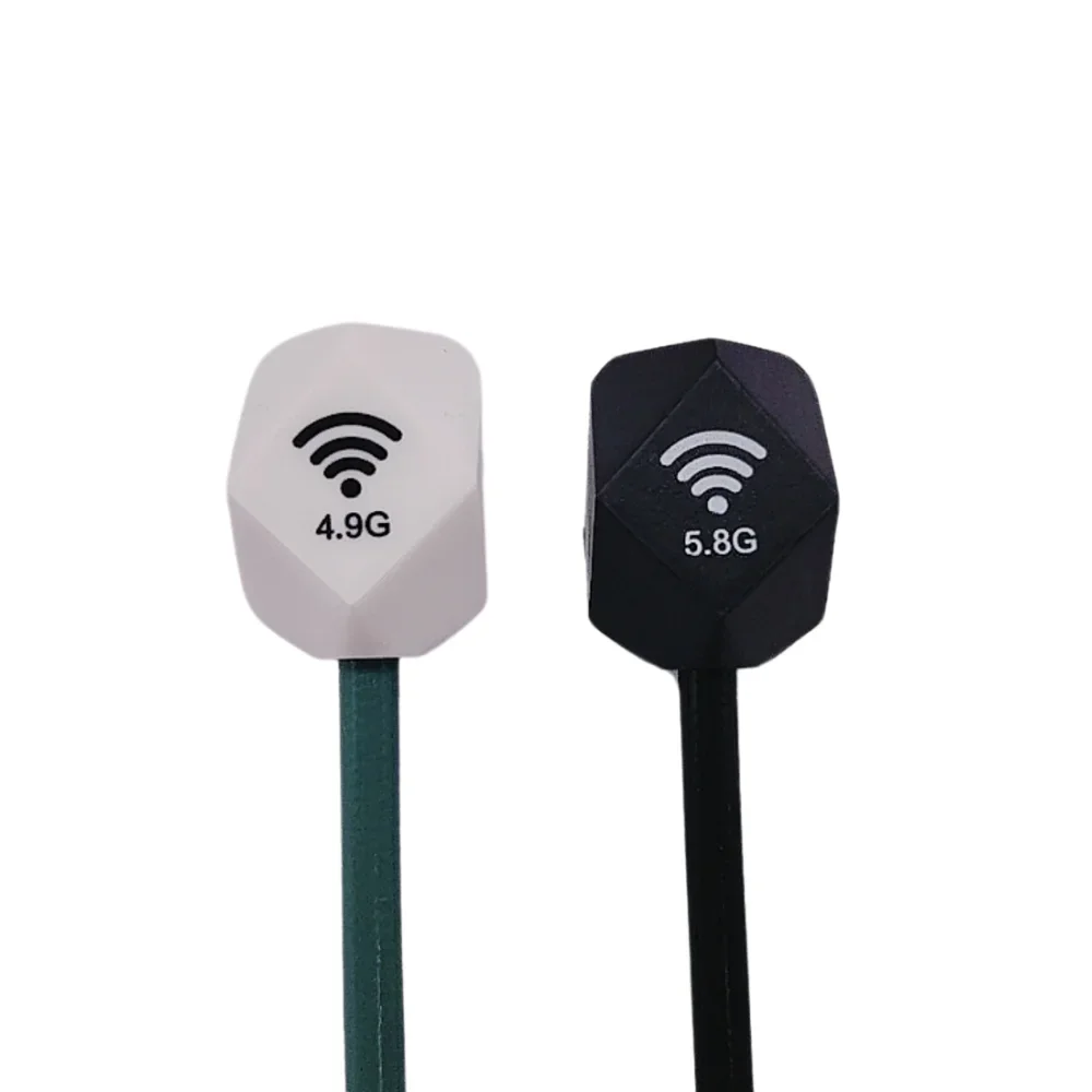 Antenna a doppia frequenza 4.9G 5.8G 5.8G Connettore RHCP SMA/RPSMA a frequenza singola Guadagno 3dBi Omnidirezionale 152mm per RC FPV Drone