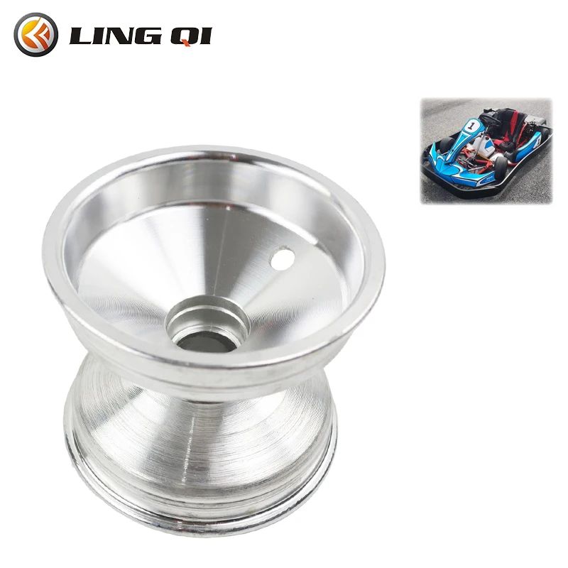 LING QI 5-inch Aluminum Alloy Wheel Hub Tire Aluminum Ring Is Suitable For Go Kart Drift Car And Tail Flick Car Tyre Accessories