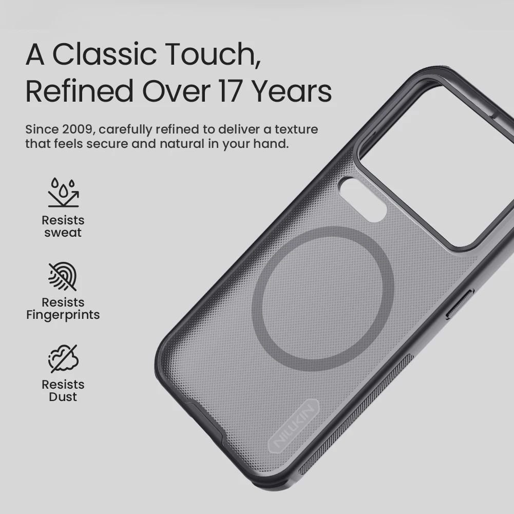 NILLKIN Schutzhülle für Xiaomi 18 Pro, passgenaue Hülle, magnetisch, super matt, mattes PC-Cover für Xiaomi 18 Pro – Detail 6