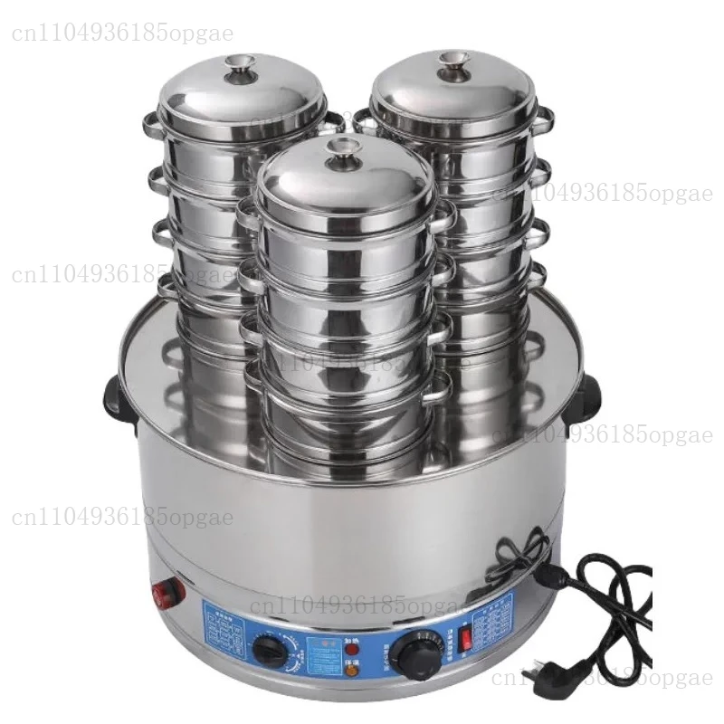 Stainless Steel Electric Steamer Boiler Kitchen Dumpling Empanada Grain Processing Machine Multi Scenario Use
