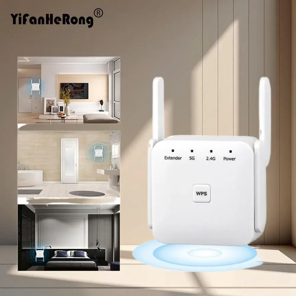 

Беспроводной повторитель Wi-Fi, усилитель Wi-Fi 2,4G/5Ghz, усилитель Wi-Fi, 300/1200 м, сигнал Wi-Fi, удлинитель дальнего действия, точка доступа