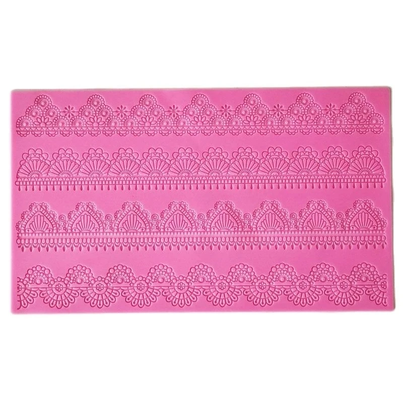 Lace Mold Cake Decoration Fondant Cake 3D Mold Food Grade Silicone Mould k935