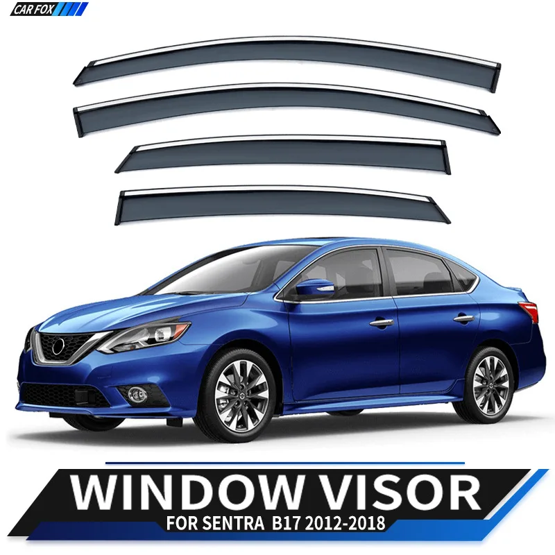 Pare-soleil de fenêtre de voiture pour Nissan Sentra 2012 – 2019, abri pour pare-brise, fenêtre latérale, pare-soleil de pluie, accessoires automobiles, style de voiture