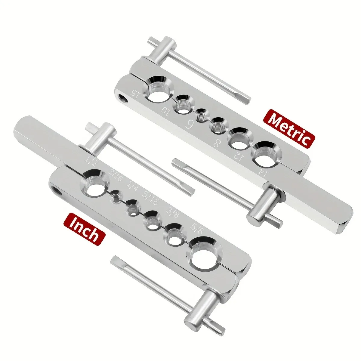 Kit de Herramientas para Cortar y Abocardar Tubos de Cobre, Expansor de Tubos de 3-28 mm, Escariador para Refrigeración, Aire Acondicionado, Líneas de Frenos y Tuberías
