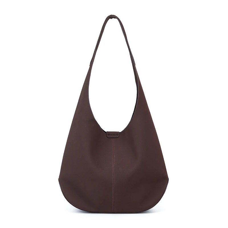 

Women's New genuine leather Fashionable Bucket Bag Simple large Capacity Tote Bag High-end Sense Underarm Shoulder Bag Women's b