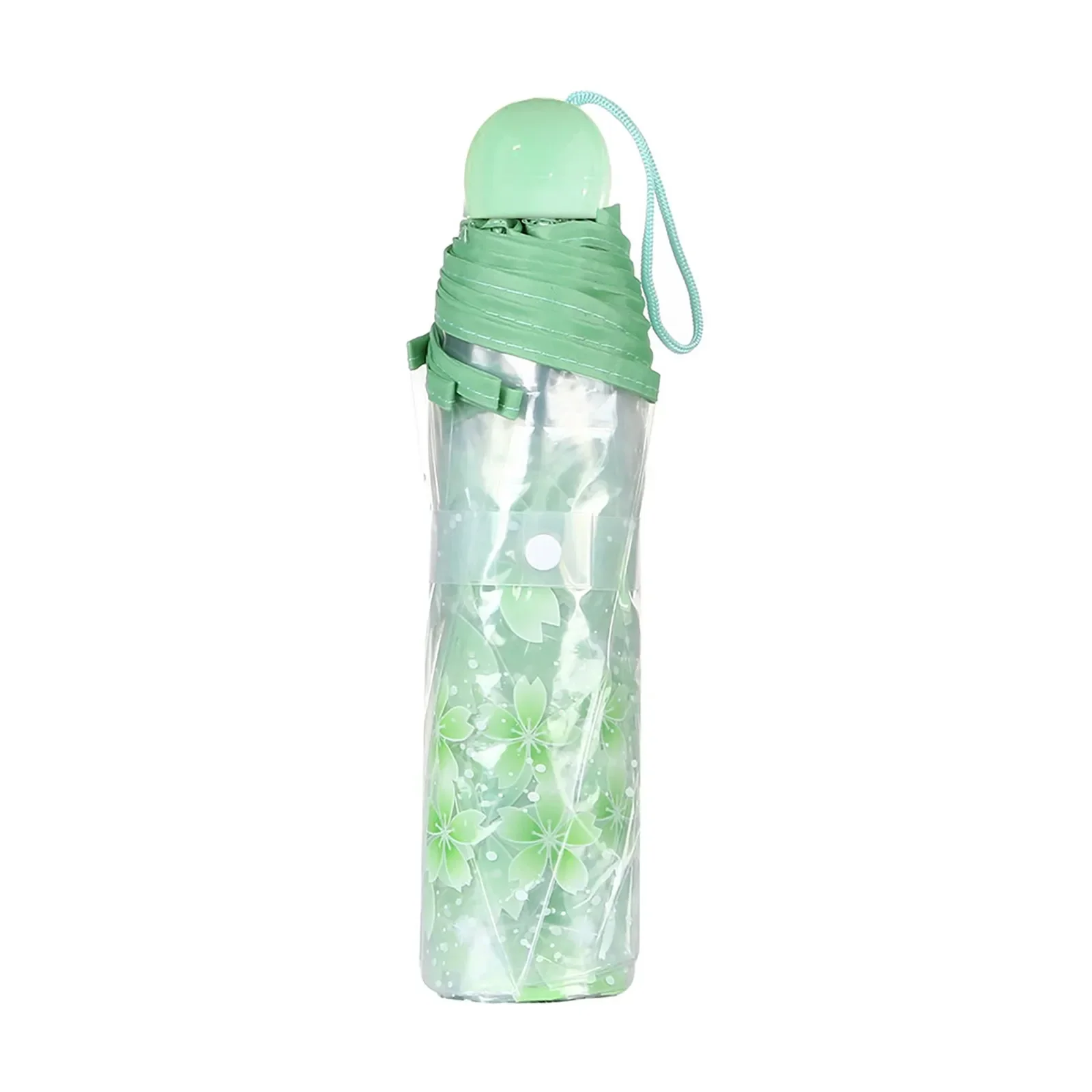 Kreative Hand Bewegung Transparent Männlich Weiblich Regenschirm Kirschblüte Stil Personalisierte Paar Student Klar Strand Regenschirm – Detail 8