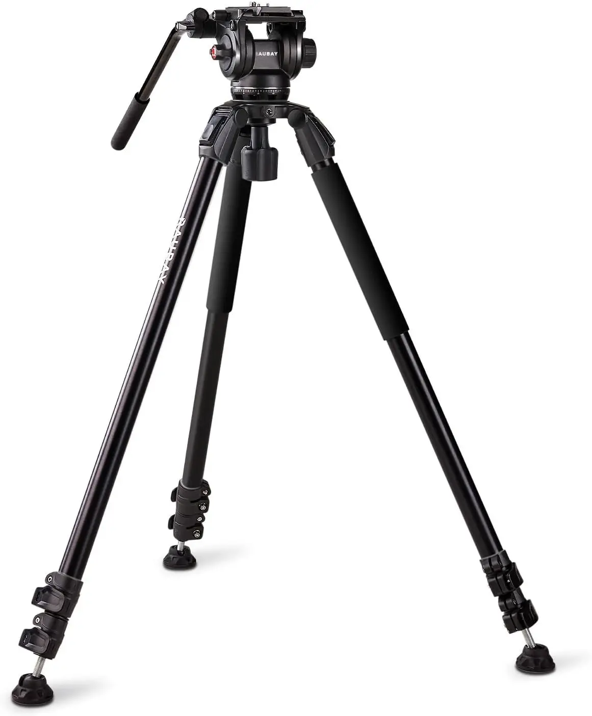 

70.8' Video Camera Tripod, Heavy Duty Tripods Stand with 360° Pan & 165° Tilt Fluid Head, 75mm Bowl