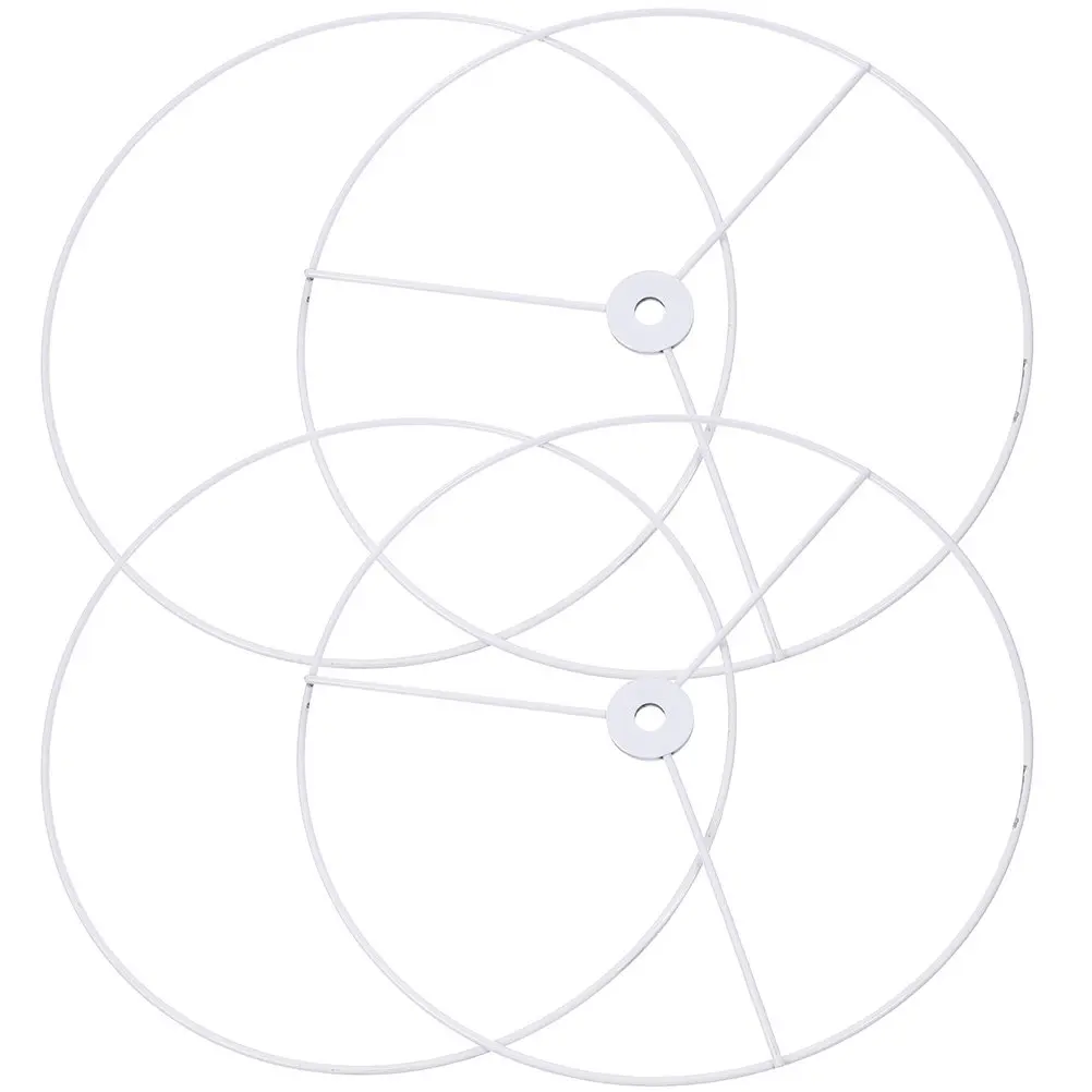 

2 комплекта металлических каркасов для абажуров, прочные кольца из железной проволоки для абажуров, держатели для абажуров для напольных и настольных ламп в стиле ретро и модерн, кольца для абажуров своими руками