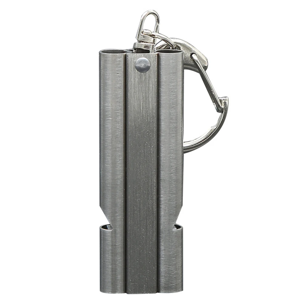 

High Decibel Whistle Stainless Steel Loud Sound Outdoor Referee Gym Survival Emergency School Training Multifunctional Whistles