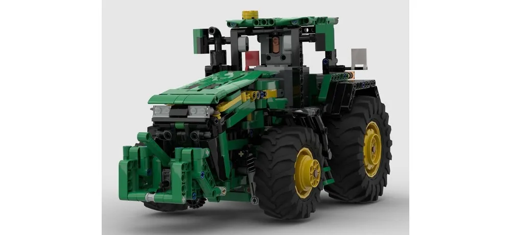 Сельскохозяйственные строительные блоки MOC 8R, трактор PF, версия, 1217 шт., креативный набор кирпичей для детей и взрослых, модель «сделай сам»
