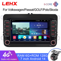 2 Din Android Auto Car Radio Multimedia Carplay GPS Stereo For VW Volkswagen Skoda Octavia Golf 5 6 Touran Pass B6 Polo Jetta