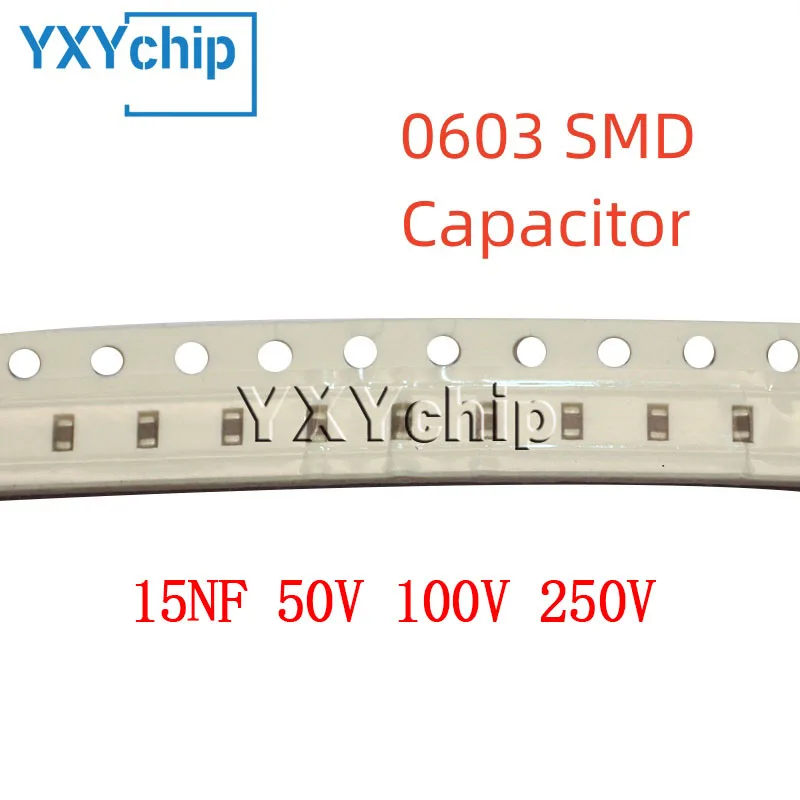 100PCS 0603 15NF 50…