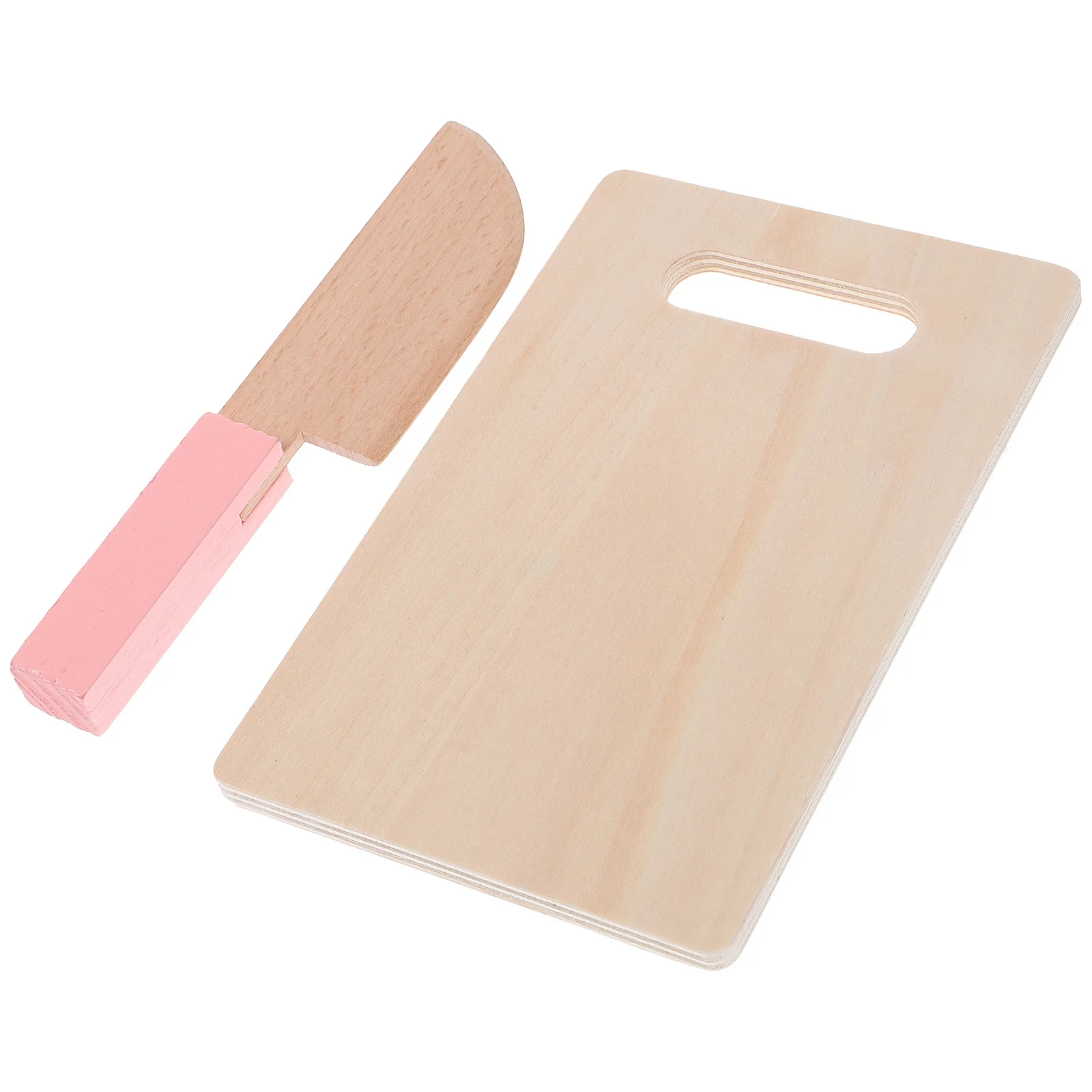 

1Set Wooden Cutting Board Cutter Simulation Cooking Game Safe Child Kitchen Play Set Wooden Kitchen Cutter Home Toy