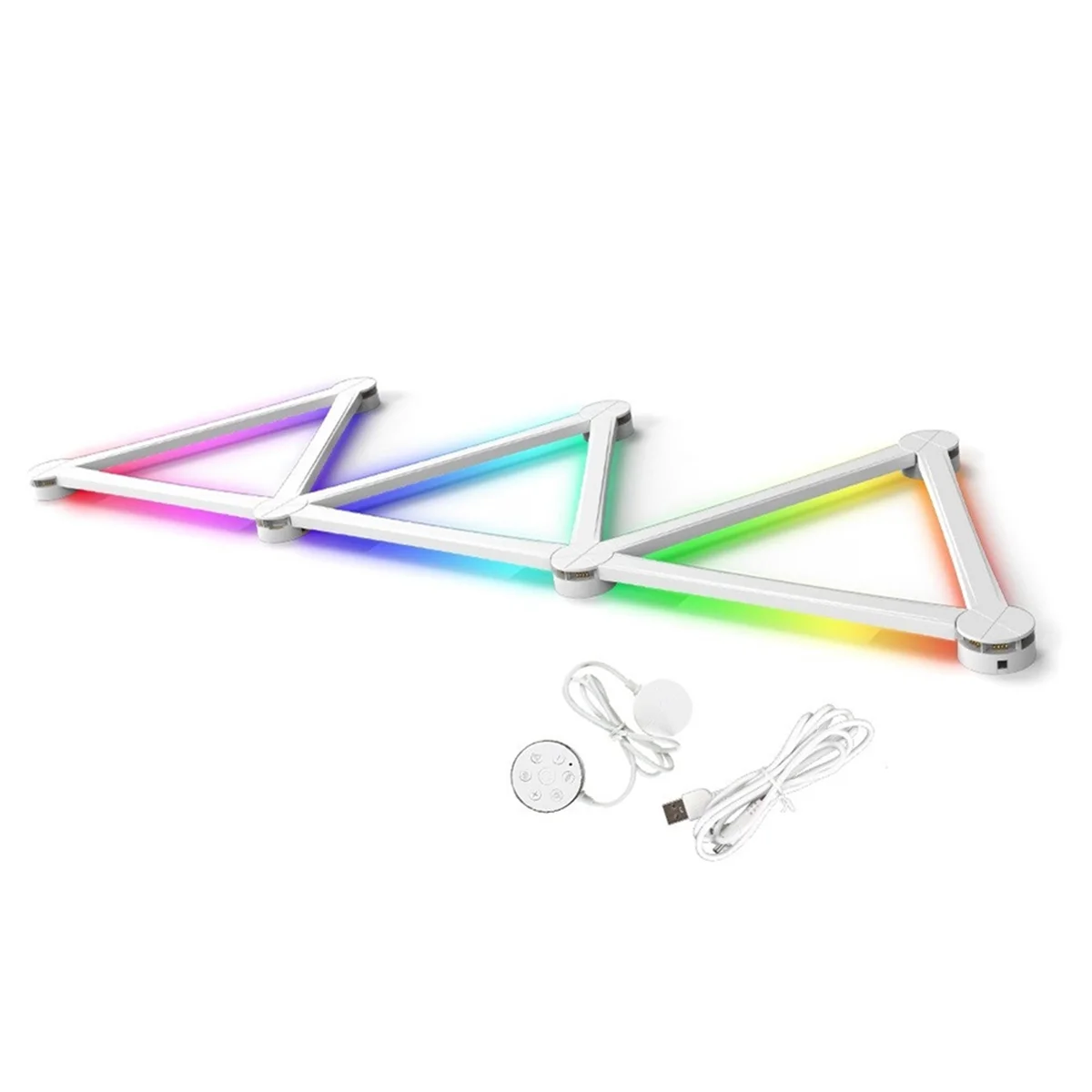New USB Smart Wall Light RGB LED Light Bars, 16 Million Color Dimmable Music Sync DIY Home Decor Light Bars